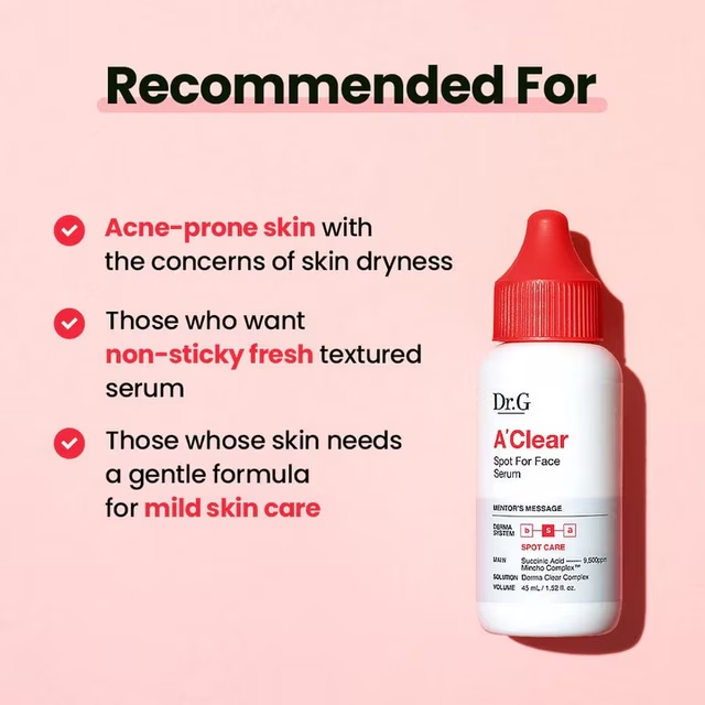 Dr.G A'Clear spot fpr face Serum Best Before 2026-11-28