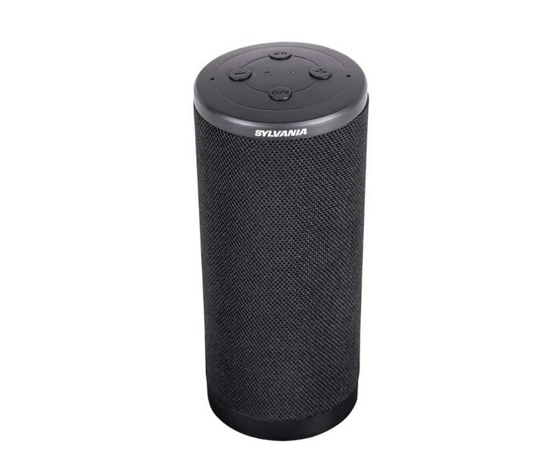 Sylvania Wireless Bluetooth Speaker – Portable Smart Speaker with Voice Control, 3.5mm AUX & Rechargeable Battery