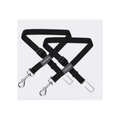 Dog Car Seat Belt 2-Pack – Adjustable Pet Safety Harness Strap for Travel