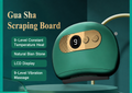 Rechargeable Heated Gua Sha Massage Device – 9-Level Heat & Vibration Therapy for Full Body Relaxation