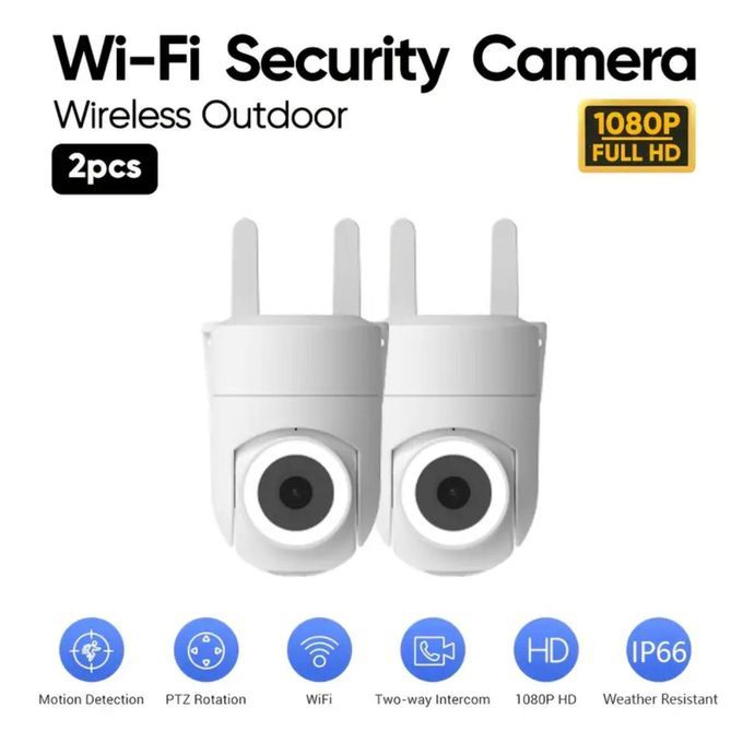 3MP WiFi Security Camera Outdoor – PTZ Smart Surveillance Camera with Auto Tracking, Night Vision, Motion Detection & Two-Way Audio