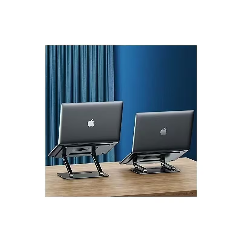 Adjustable Aluminum Laptop Stand – Foldable Desktop Laptop Holder with Heat Dissipation Design