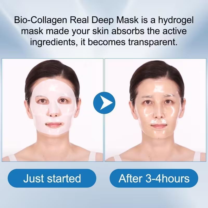 Collagen Face Mask Sheet Set – Hydrating Firming Anti Aging Facial Mask for Moisturizing and Skin Renewal