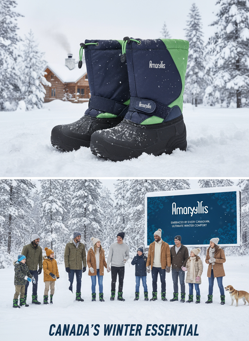 Kids' Waterproof Winter Snow Boots with Warm Lining | Neighbor Buy