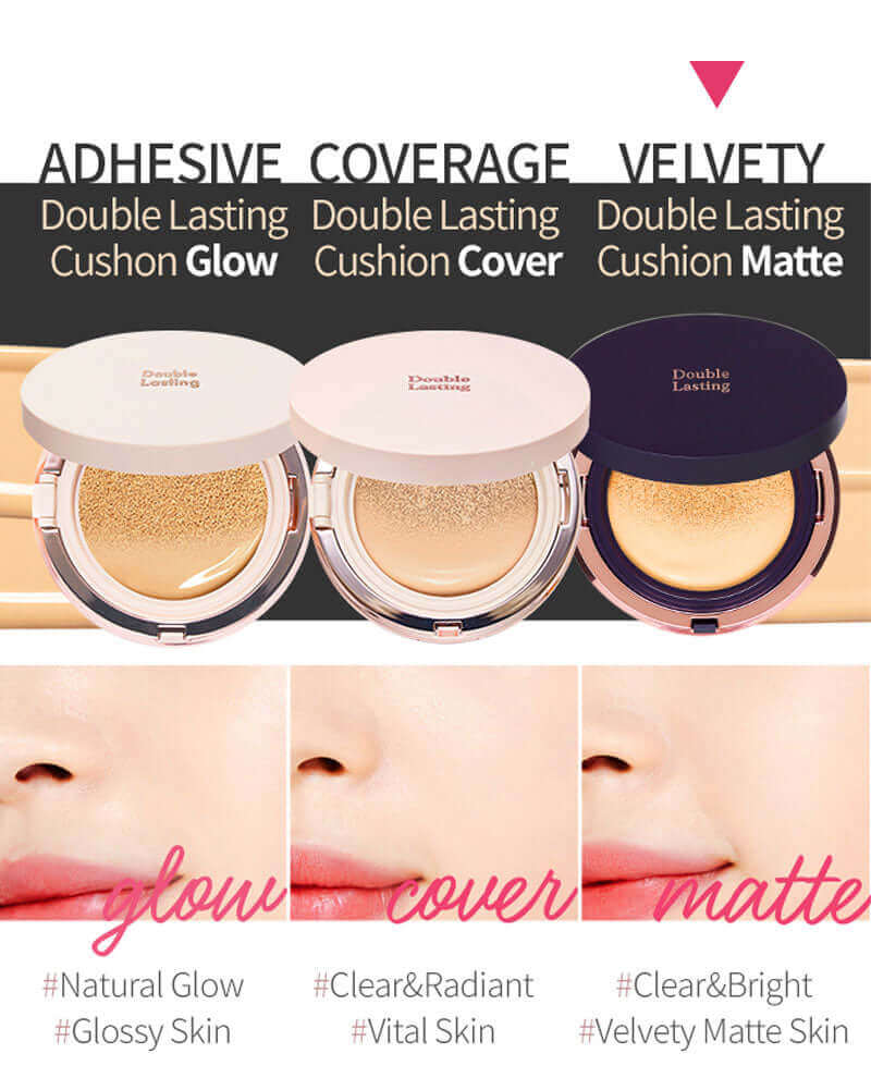 Etude House Double Lasting Cushion Matte - 21N Neutral Beige
