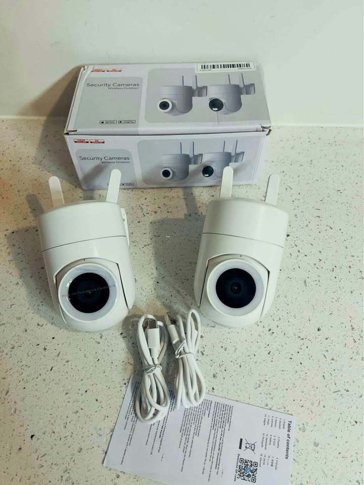 3MP WiFi Security Camera Outdoor – PTZ Smart Surveillance Camera with Auto Tracking, Night Vision, Motion Detection & Two-Way Audio