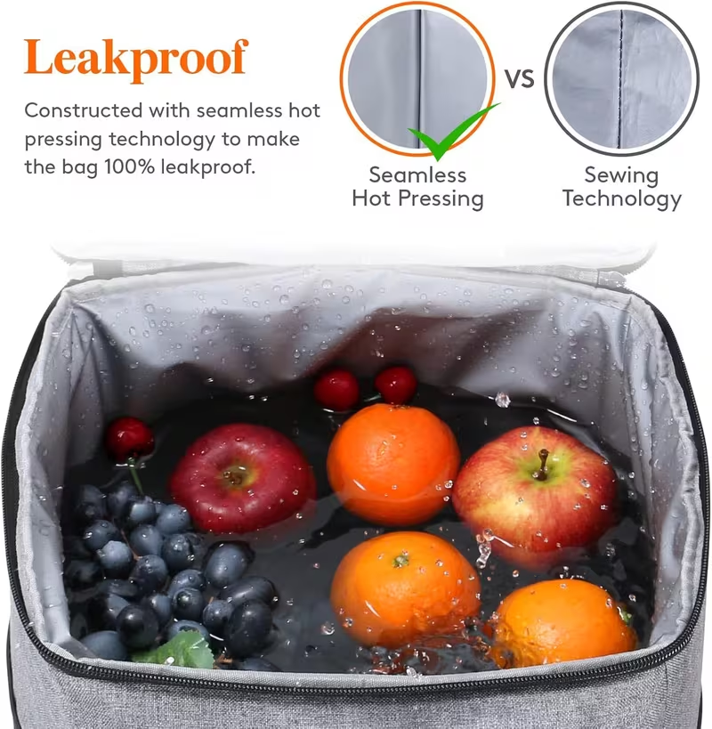 24L Insulated Cooler Backpack – Leakproof Thermal Lunch Bag for Travel, Camping and Outdoor Use
