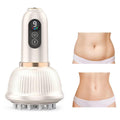 Rechargeable Abdominal Massager with Heat, Vibration, 3 Modes & 9 Intensity Levels