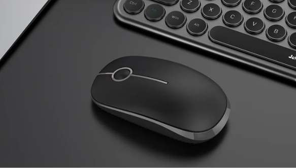 Jelly Comb KS452 Wireless Keyboard and Mouse Combo – 2.4GHz USB Slim Keyboard & Mouse Set for PC, Laptop, Desktop
