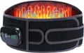 Cordless Heating Pad & Massager Belt, Rechargeable Heated Waist Wrap with 3 Heat Levels and 3 Massage Modes