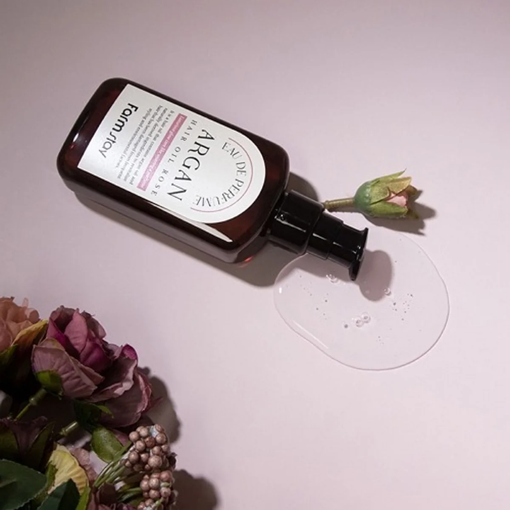 Farm Stay Eau De Perfume Argan Hair Oil 100ml - Rose