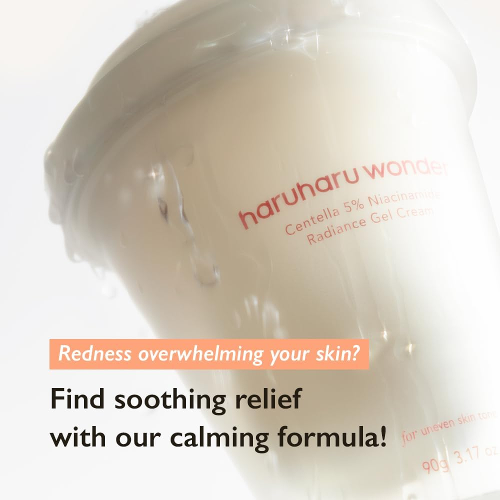 haruharu wonder Centella 5% Niacinamide Radiance Gel Cream 90g, Best Before 11/24/2027