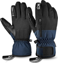 Men’s Waterproof Ski Gloves – Insulated Snowboard Gloves with Touchscreen, Anti-Slip Grip & Winter Thermal Protection