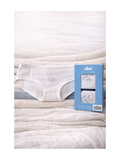 Women’s 100% Cotton Hipster Panties 2-Pack – Lace Waist Soft Comfortable Everyday Underwear