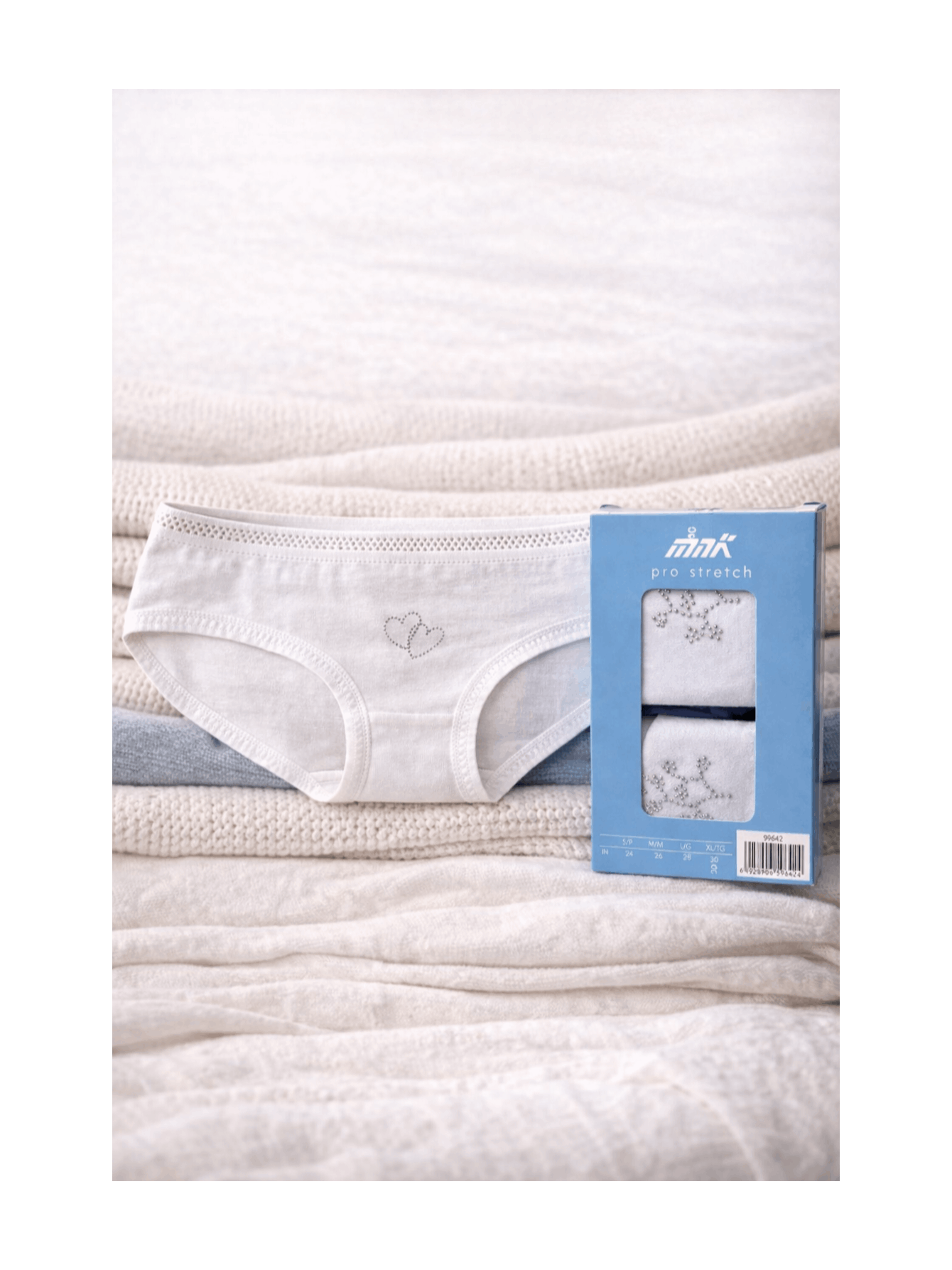 Women’s 100% Cotton Hipster Panties 2-Pack – Lace Waist Soft Comfortable Everyday Underwear