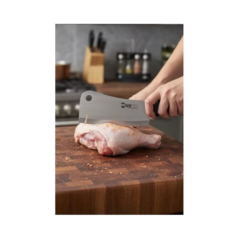 4-Piece Stainless Steel Kitchen Knife Set – Professional Chef Knife Set with Cleaver, Bread, Utility & Fruit Knife (Made in Portugal)