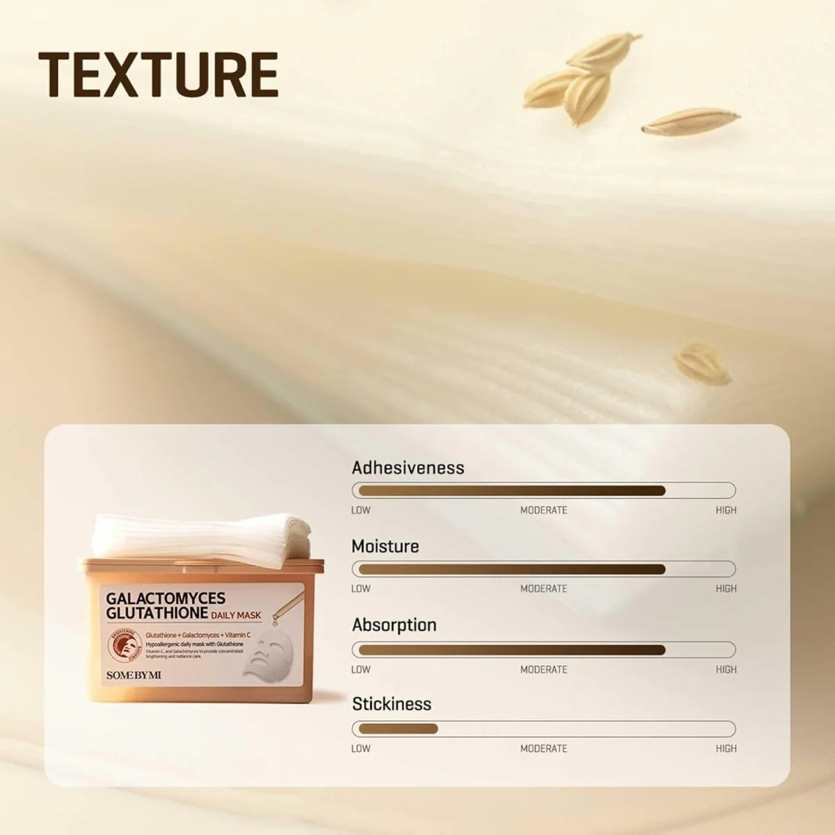 SOME BY MI Galactomyces Glutathione Daily Mask 30pcs, Best Before 1/20/2028