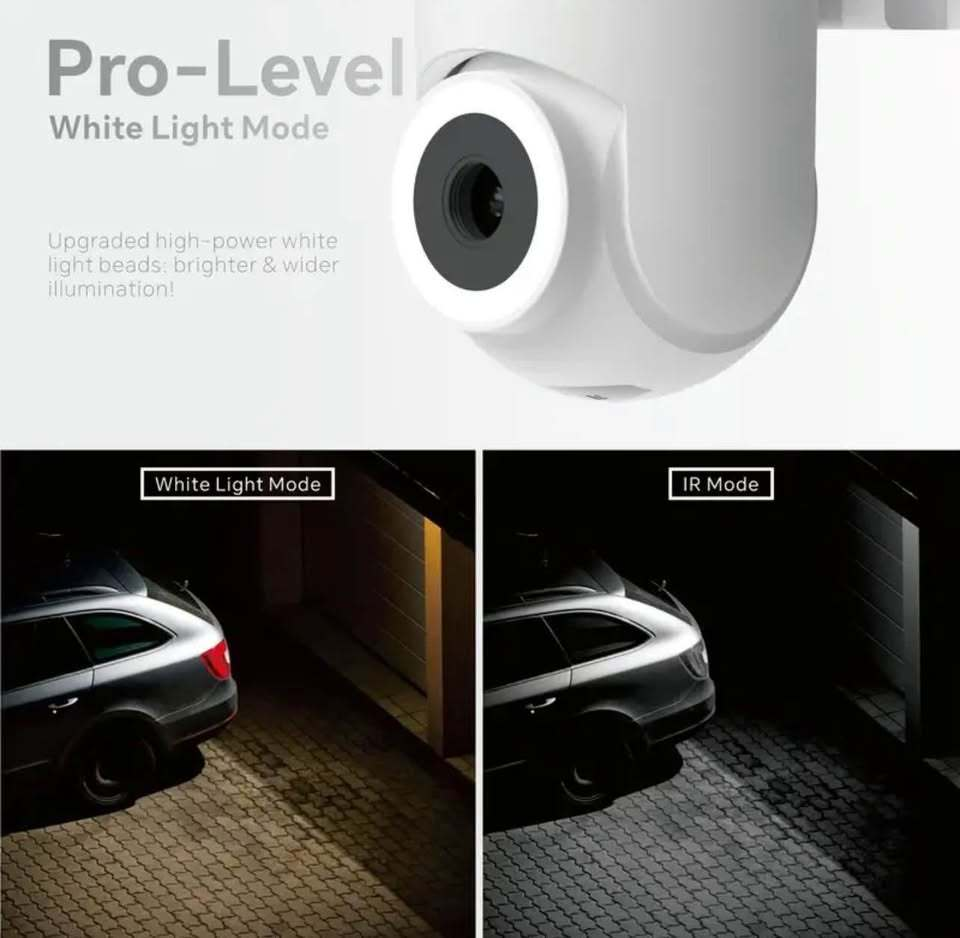 3MP WiFi Security Camera Outdoor – PTZ Smart Surveillance Camera with Auto Tracking, Night Vision, Motion Detection & Two-Way Audio