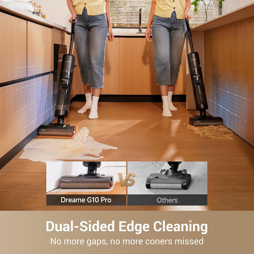 Dreame G10 Pro Cordless Wet & Dry Vacuum Cleaner, 16,000Pa Suction, Self-Cleaning & Dual Water Tanks