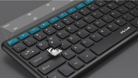 Jelly Comb KUT027 Wireless Keyboard and Mouse Combo – Ultra-Slim 2.4GHz USB Keyboard & Mouse Set for Laptop, PC Desktop