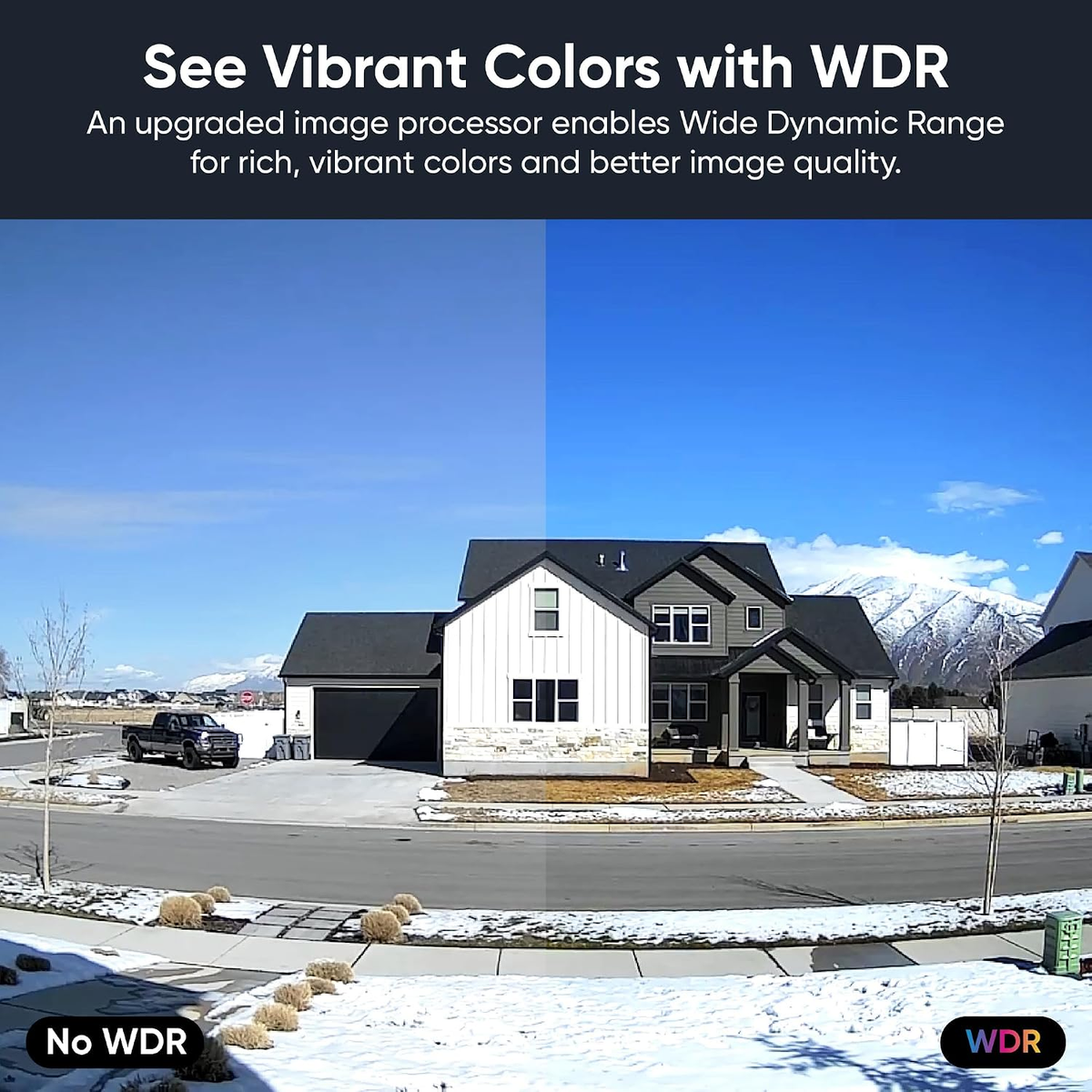 WYZE Cam v4 2.5K Indoor/Outdoor Wi-Fi Security Camera with Colour Night Vision – White