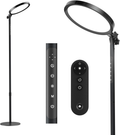 12000 Lux UV-Free Full Spectrum Floor Lamp with Remote, Touch Control, Adjustable Height, Timer, 4 Color Temperatures & 5 Brightness Levels