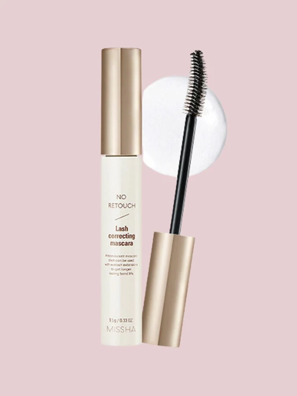 MISSHA No Retouch Lash Correcting Mascara 9.5g - Clear Best Before 12/2/2026