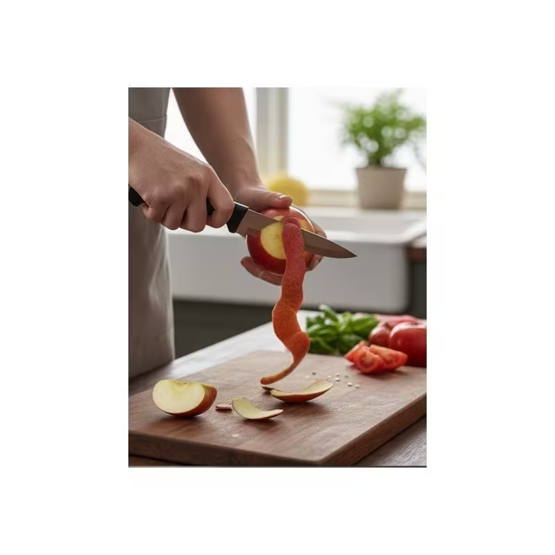 4-Piece Stainless Steel Kitchen Knife Set – Professional Chef Knife Set with Cleaver, Bread, Utility & Fruit Knife (Made in Portugal)