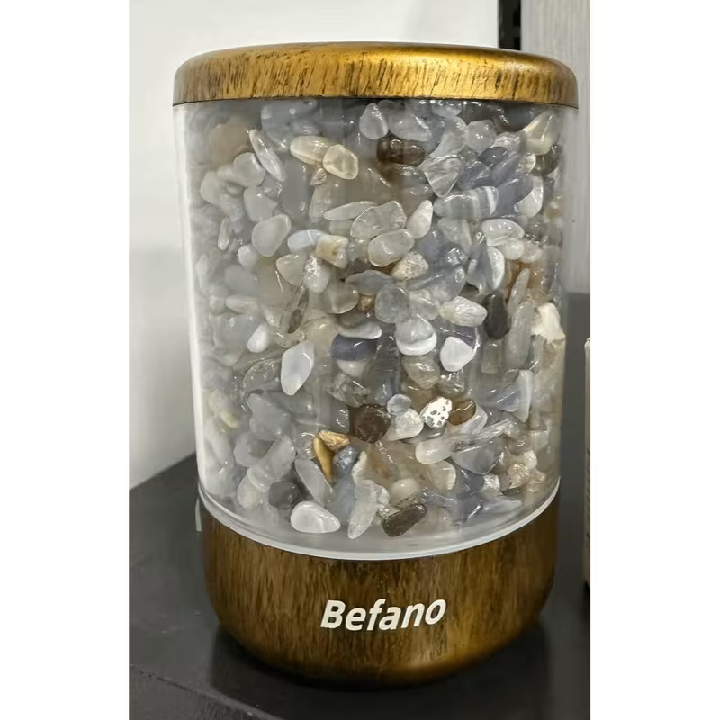 Crystal Salt Rock Aroma Diffuser with LED Lights – 7 Color Changing Humidifier for Home Relaxation