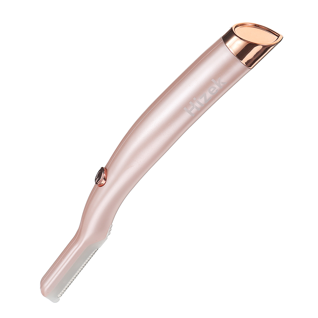 Hizek Eyebrow Razor Shaver with LED Light + 6pcs Cutter Head