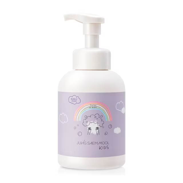 JUNGSAEMMOOL KIDS Mild Bubble Foam Facial & Body 450ml Best Before 1/16/2027