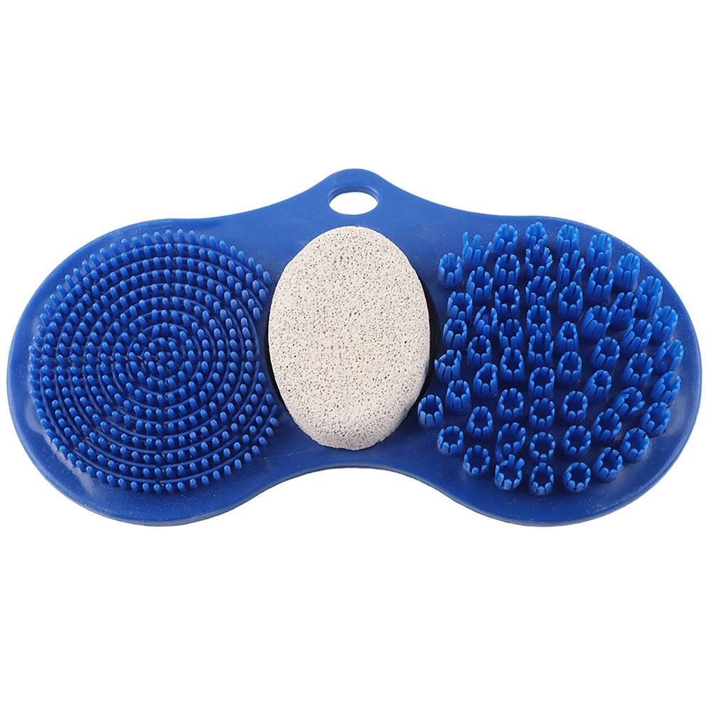 Foot Massage, Pumice Scrub Stone Foot Exfoliate Cleaner, Silicone For Massage Relaxed