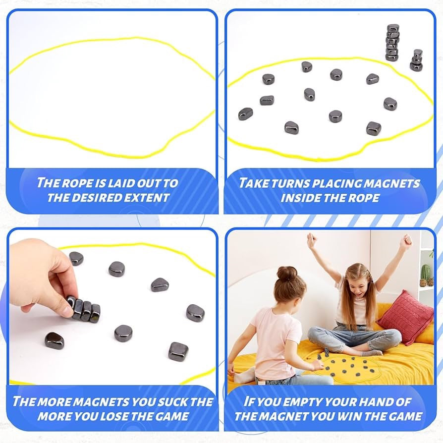 Magnetic Strategy Board Game – Brain Training Chess Game for Kids & Adults, Portable Travel Puzzle Toy