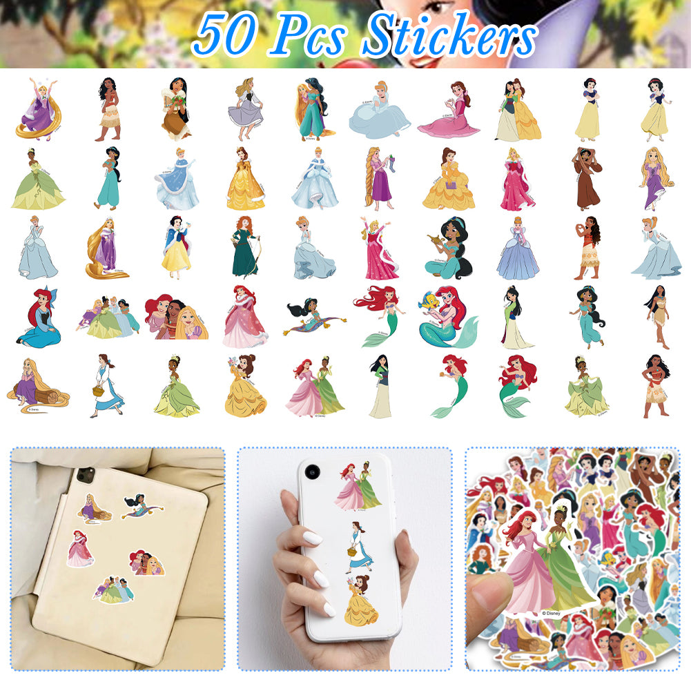 Fairy Tale Princess Theme Party Decorations Set – Kids Birthday Supplies with Stickers, Gift Bags, Bracelets & Party Accessories