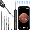 Wireless Ear Inspection Camera with 1920P HD Lens, 6 LED Lights and Cleaning Accessories – Black