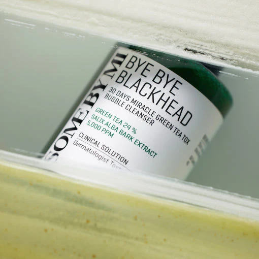SOME BY MI Bye Bye Blackhead 30 Days Miracle Green Tea X Bubble Cleanser 120g, Best Before 2/14/2027