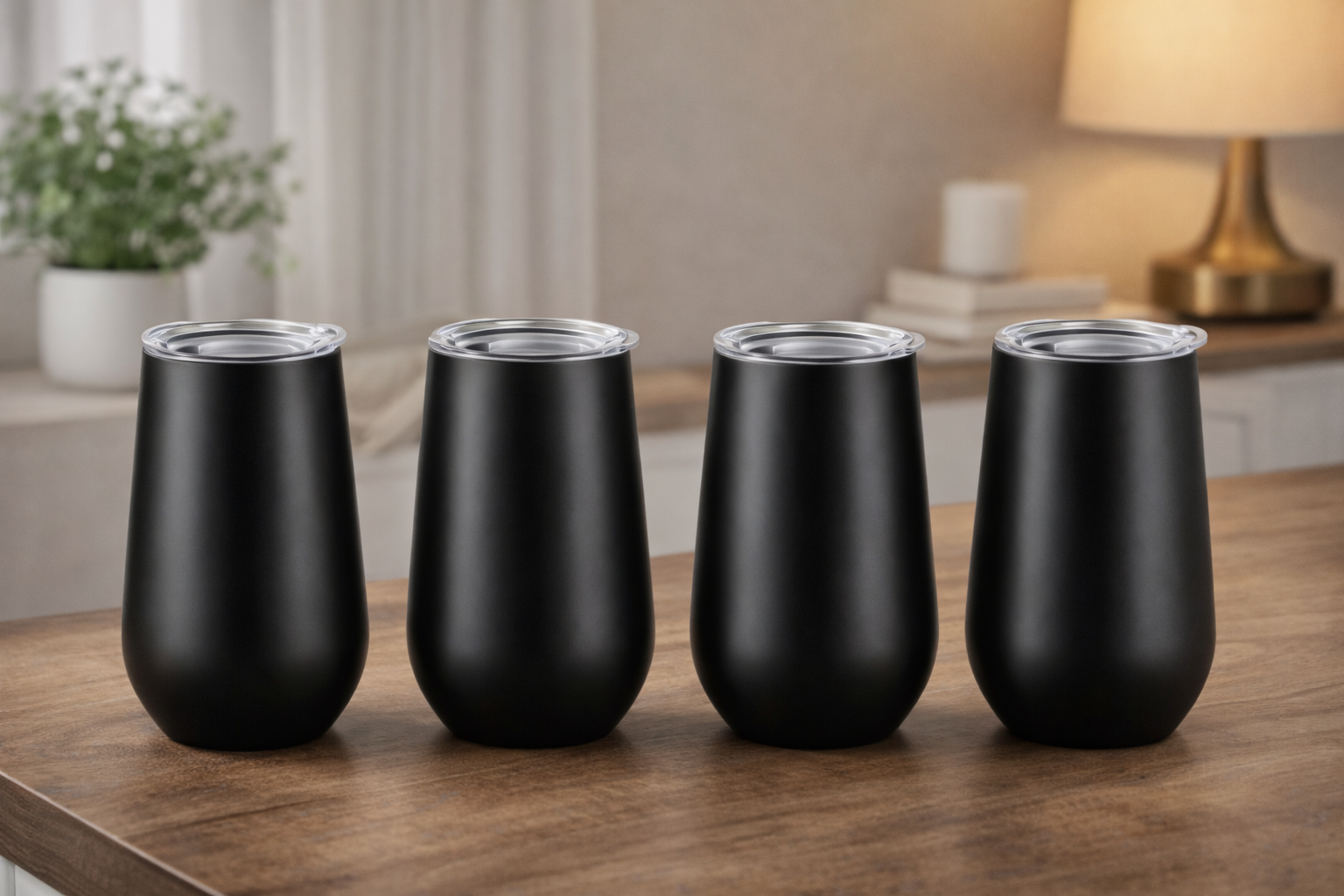 6 oz Stainless Steel Champagne Tumbler Stemless Glasses with Lid, Double Wall Insulated Travel Mug Perfect for Wine, Coffee, Drinks, Champagne, Cocktails, Colorfu