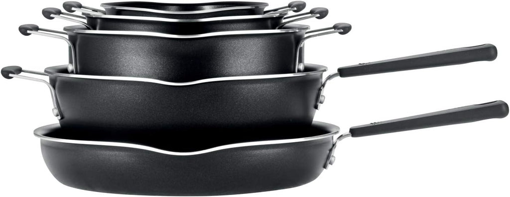 T-FAL Non-Stick Stackables 10pc Cookware Set