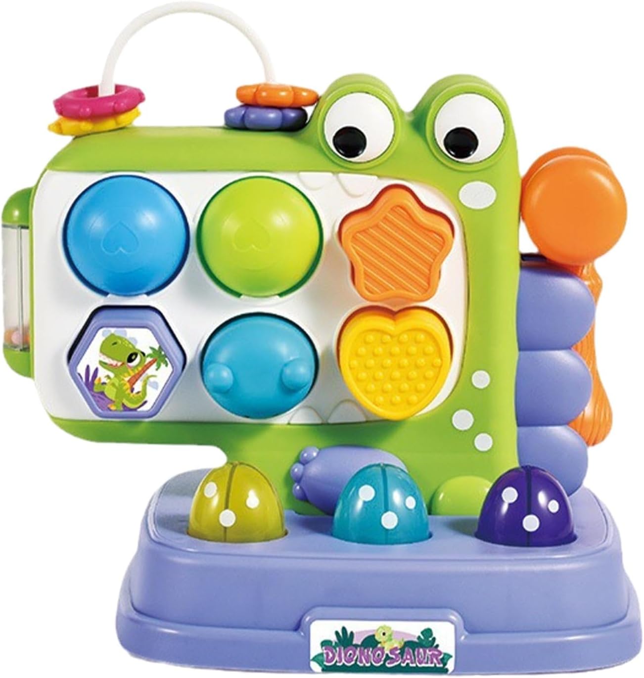Hammer Toys for Kids, Pounding Toys for Kids - Dinosaur Interactive Hammering,Early Learning Stem Toy, Interactive Educational Game, Learning Toddler Toy, Shape Adjustment for Early l