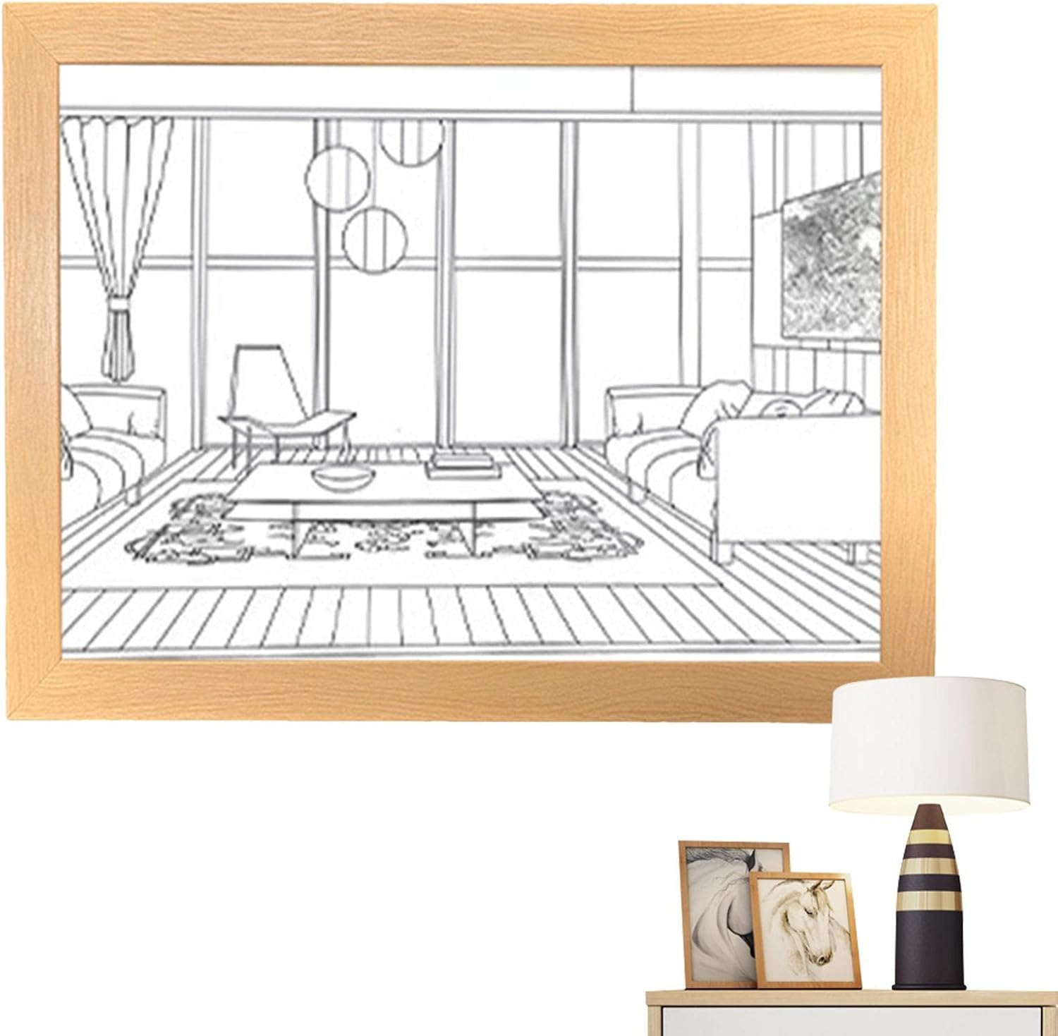 Photo Frame - Acrylic LED Lighting Painting  Night Light Space Lighting Paintings Decoration Experience Light and Shadow The Art of Photo Frame