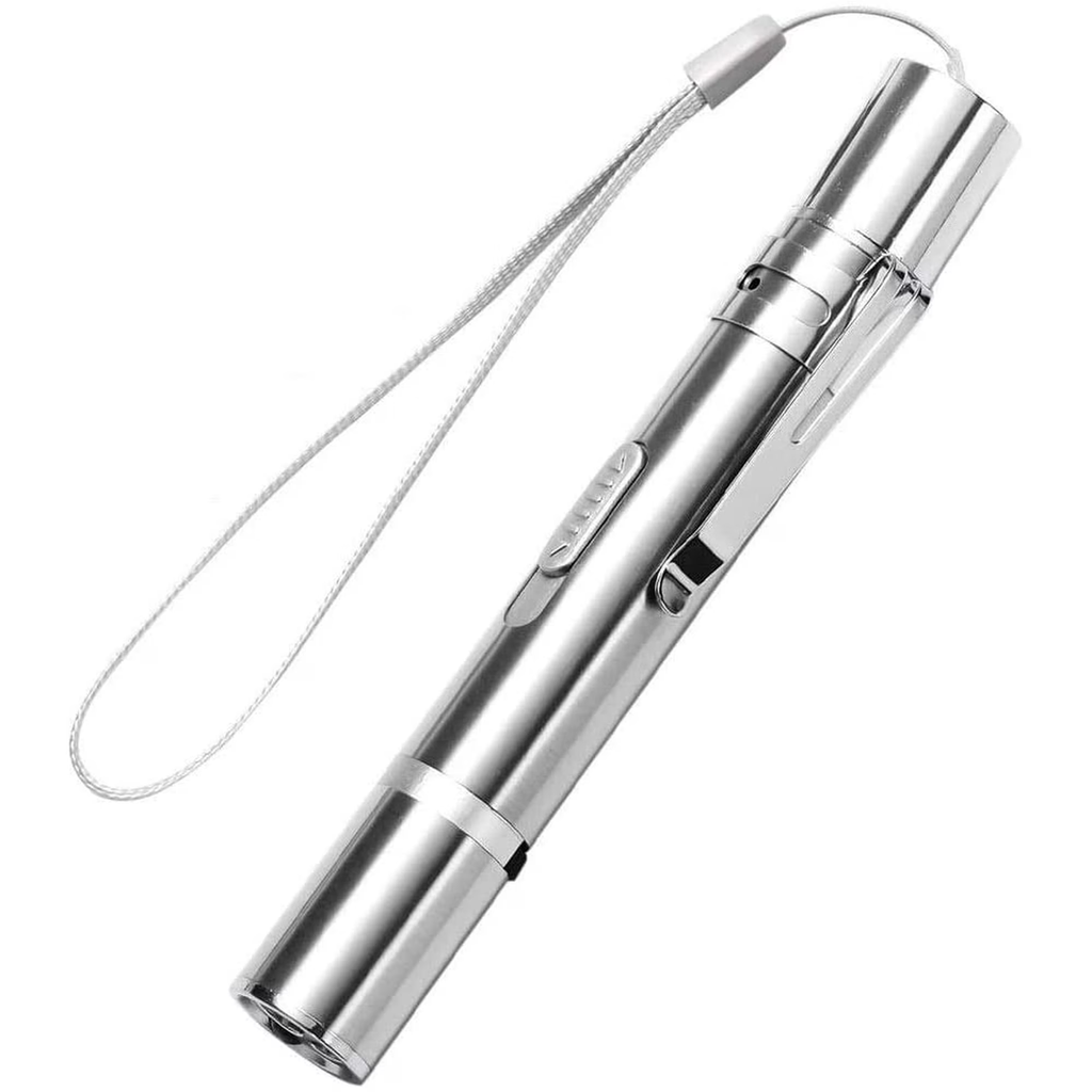 USB Rechargeable Cat Laser Toy – Interactive Pointer with Wrist Strap