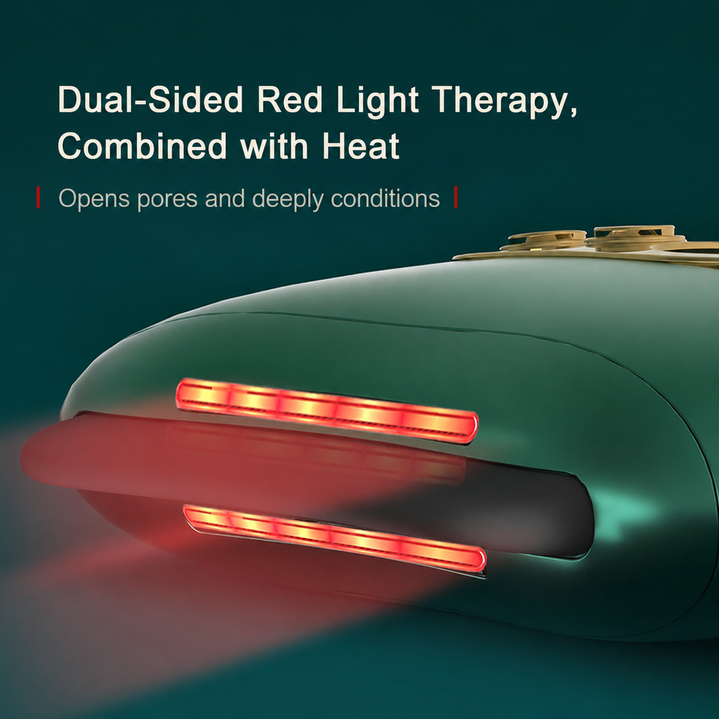 Rechargeable Heated Gua Sha Massage Device – 9-Level Heat & Vibration Therapy for Full Body Relaxation