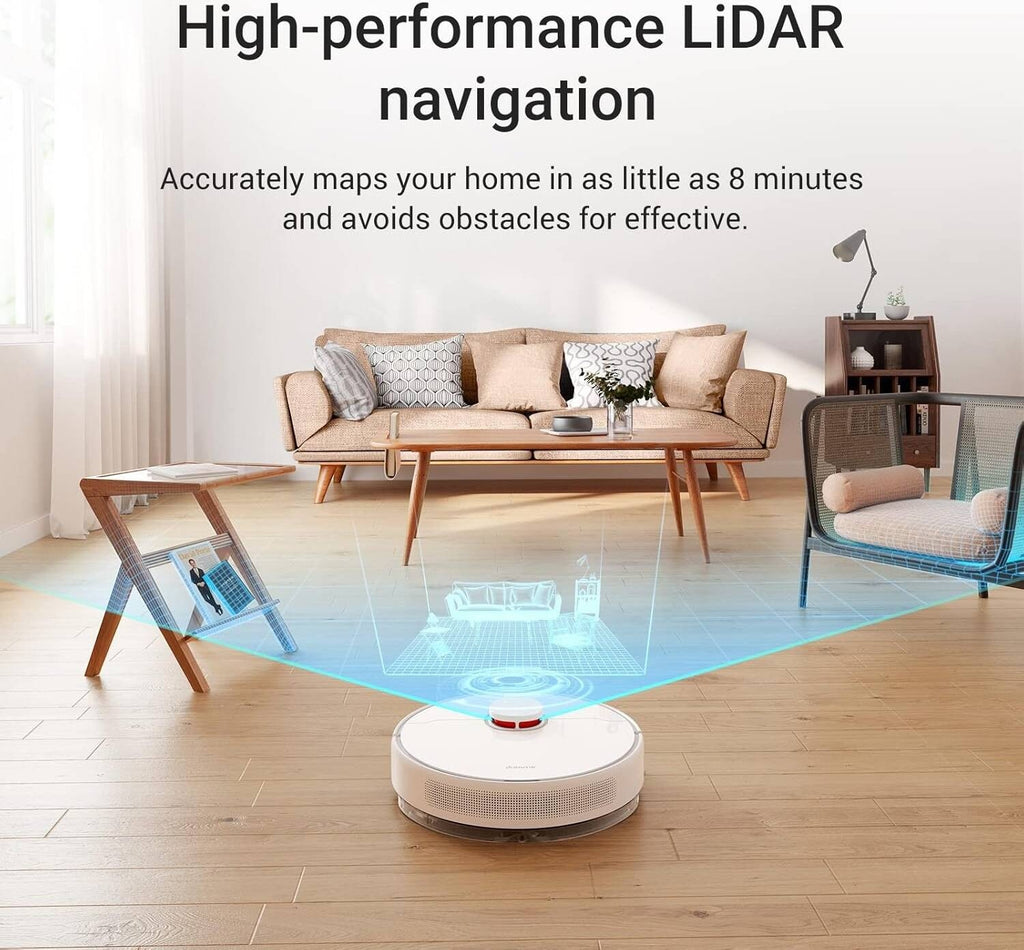 Open Box – Dreame D10 Plus Robot Vacuum and Mop with Self-Emptying Base, LiDAR Navigation & App Control