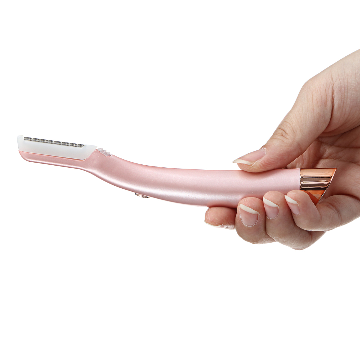 Hizek Eyebrow Razor Shaver with LED Light + 6pcs Cutter Head