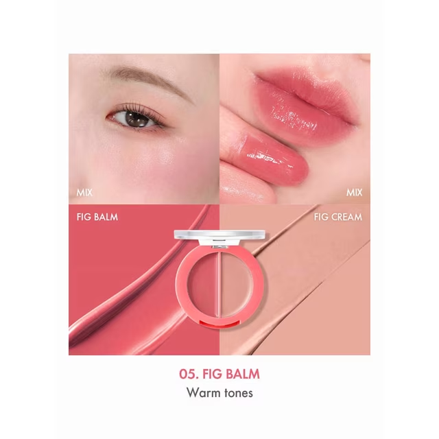 AMUSE Lip and Cheek Healthy Balm, 05 Fig Balm, 3g
