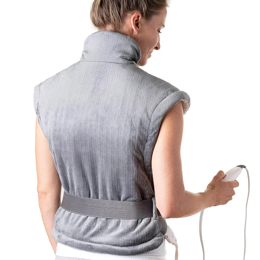 Large Electric Heating Pad for Neck, Shoulders & Back – 60 × 90 cm, 6 Heat Settings