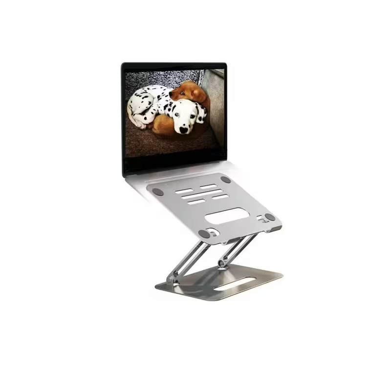 Adjustable Aluminum Laptop Stand – Foldable Desktop Laptop Holder with Heat Dissipation Design