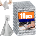 Multipurpose Non-Scratch Wire Dishcloth – Reusable Kitchen Cleaning Cloth for Dishes, Sinks, Counters & Stove Tops (10 / 30 PCS)