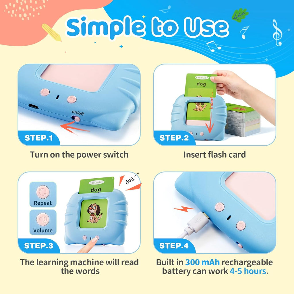 Talking Flash Cards Learning Toy for Kids