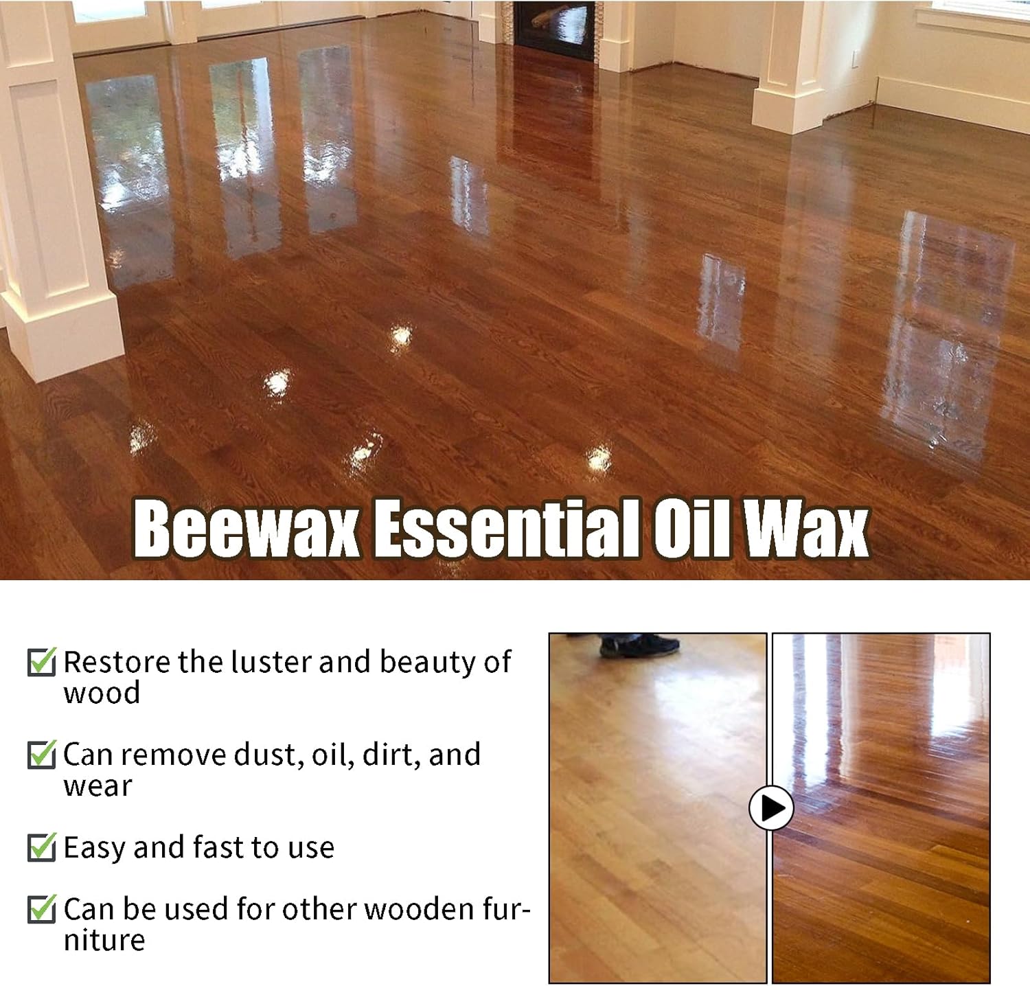 MOODTALK Natural Beeswax Furniture Care Spray, Original Beeswax Cleaner & Polish, 150 mL, Pack of 2